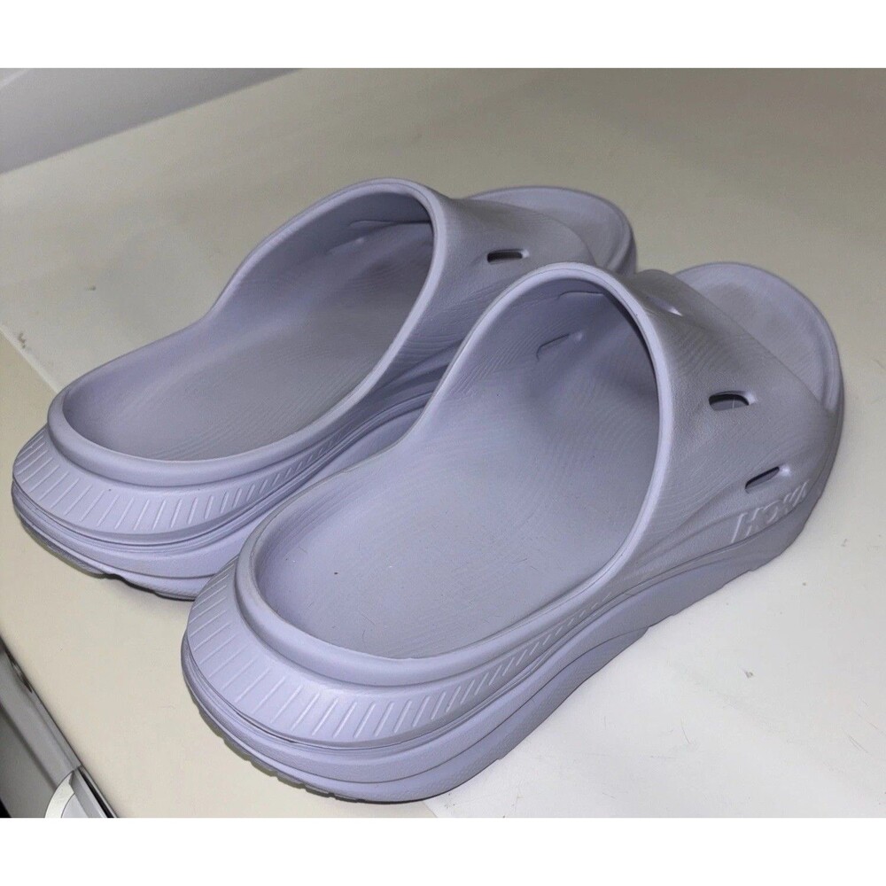 HOKA Ora Recovery Slide 3 Cloud Sandals Women 8 Lavender Post Run Recovery - Picture 6 of 6